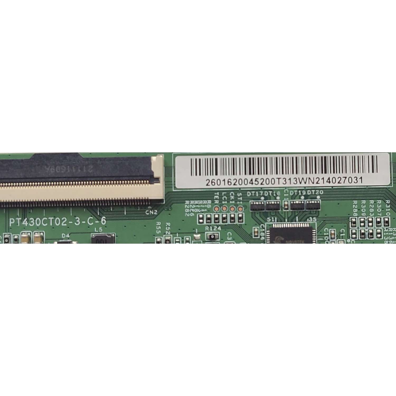 T-CON PARA TV SAMSUNG / NUMERO DE PARTE 26016200452 / PT430CT02-3-C-6 / 2601620045200T / 2601620045200T313WN214027031 / PANEL CY-JN043BGCV1H / DISPLAY PT430CT02-3 VER.1.0 / MODELOS UN43T5300 / UN43T5300AFXZX XA03 / UN43N5300 / UN43N5300AFXZA BC03 - Imagen 2